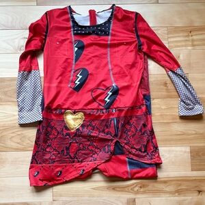 Red and Black Heart Costume for Kids
